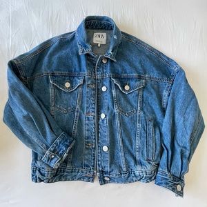 Zara Oversized Denim Jacket